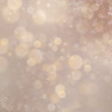 Holidays abstract gold bokeh background with snowflakes. EPS 10 stock illustration Holidays abstract gold bokeh background with snowflakes. EPS 10 stock illustration