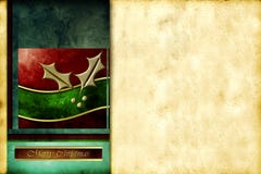 Holly Christmas Background Illustration Libre de Droits Holly Christmas Background Illustration Libre de Droits