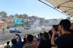 Hollywood Stunt Driver 2 show in Movie World Gold Coast royalty free stock photography Hollywood Stunt Driver 2 show in Movie World Gold Coast royalty free stock photography