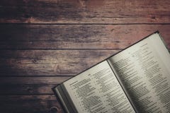 The Holy Bible on wooden table royalty free stock image The Holy Bible on wooden table royalty free stock image