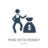hombre con el icono del dinero en estilo de moda del diseño hombre con el icono del dinero aislado en el fondo blanco hombre con stock de ilustración hombre con el icono del dinero en estilo de moda del diseño hombre con el icono del dinero aislado en el fondo blanco hombre con stock de ilustración