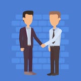 Hombre de negocios Hand Shake de dos siluetas libre illustration Hombre de negocios Hand Shake de dos siluetas libre illustration