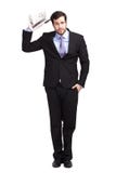 Hombre de negocios sin idea foto de archivo Hombre de negocios sin idea foto de archivo