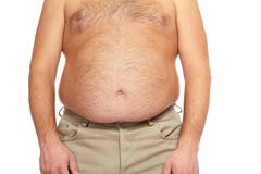 Hombre gordo con un vientre grande. imágenes de archivo libres de regalías Hombre gordo con un vientre grande. imágenes de archivo libres de regalías