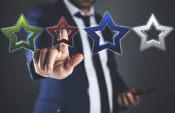 Hombre que toca en estrellas imagenes de archivo Hombre que toca en estrellas imagenes de archivo