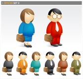 Hombres de negocios del conjunto del icono libre illustration Hombres de negocios del conjunto del icono libre illustration