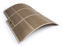 Home air conditioner`s filter choke with fully of dust, dirty fi stock photography Home air conditioner`s filter choke with fully of dust, dirty fi stock photography