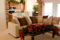 Home Christmas Decorations Royalty Free Stock Image Home Christmas Decorations Royalty Free Stock Image