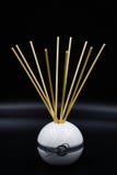 Home diffuser with wooden sticks stock images Home diffuser with wooden sticks stock images