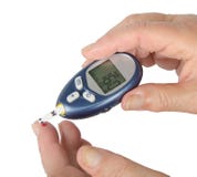 Home Glucose Meter Stock Photography