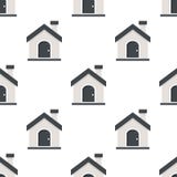 Home or House Flat Icon Seamless Pattern royalty free illustration Home or House Flat Icon Seamless Pattern royalty free illustration