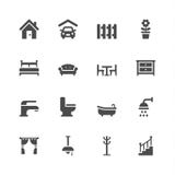Home icons vector illustration Home icons vector illustration