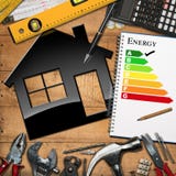 Home Improvement Concept - Energy Efficiency vector illustration Home Improvement Concept - Energy Efficiency vector illustration
