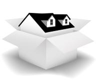 Home In Box For Sale - House In Carton Royalty Free Stock Photo Home In Box For Sale - House In Carton Royalty Free Stock Photo