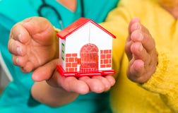 Home omsorg royaltyfria bilder Home omsorg royaltyfria bilder