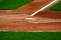 Home Plate Royalty Free Stock Photo