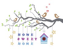 Home sweet home moving-in new house greeting card