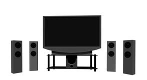 Home Theater Royalty Free Stock Photography