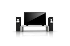 Home Theater / High Definition Television Stock Image
