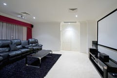 Home Theatre Room stock photo Home Theatre Room stock photo