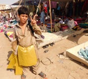 Slum Child Has A Million Dollar Smile. stock photography Slum Child Has A Million Dollar Smile. stock photography