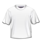 Homem branco do t-shirt ilustração royalty free Homem branco do t-shirt ilustração royalty free
