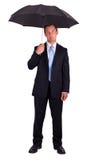 Homem de negócio com guarda-chuva fotos de stock Homem de negócio com guarda-chuva fotos de stock