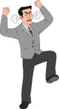 Homem de negócios irritado ilustração do vetor Homem de negócios irritado ilustração do vetor