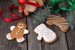Homemade Gingerbread Cookies Royalty Free Stock Photo