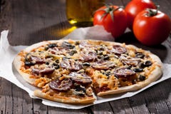 Homemade Pizza Royalty Free Stock Image