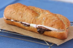 Homemade S'mores sandwich royalty free stock photography Homemade S'mores sandwich royalty free stock photography