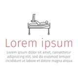 Homme avec la jambe cassée dans l'hôpital Illustration de vecteur Images libres de droits Homme avec la jambe cassée dans l'hôpital Illustration de vecteur Images libres de droits