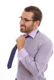 Homme d'affaires impatient Photographie stock Homme d'affaires impatient Photographie stock