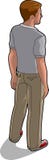 Homme d'affaires isométrique Sale Lead Bank illustration stock Homme d'affaires isométrique Sale Lead Bank illustration stock