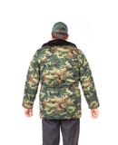 Homme dans le gilet de militaires Photographie stock libre de droits Homme dans le gilet de militaires Photographie stock libre de droits