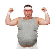 Homme drôle de sports image stock Homme drôle de sports image stock