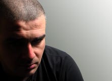 Homme déprimé Homme déprimé