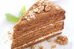 Honey Cake Royalty Free Stock Photography Honey Cake Royalty Free Stock Photography