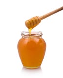 Honey Drops From Drizzler Stock Images