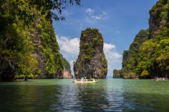 Hong Island in Phang Nga Bay stock image Hong Island in Phang Nga Bay stock image