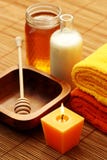 Honig- und Milchbadekurort stockbilder Honig- und Milchbadekurort stockbilder