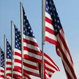 Honoring Fallen Heroes - American Flags On Memorial Day Stock Photography Honoring Fallen Heroes - American Flags On Memorial Day Stock Photography