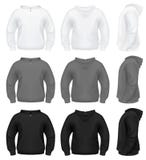 hoodie mężczyzna realistyczny s royalty ilustracja hoodie mężczyzna realistyczny s royalty ilustracja