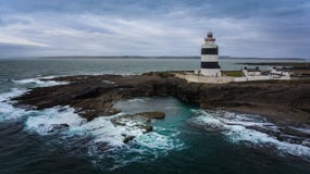 Hook Head lighthouse. Wexford. Ireland royalty free stock photos Hook Head lighthouse. Wexford. Ireland royalty free stock photos