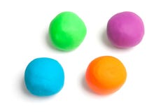 Hoop van plasticine stock afbeeldingen Hoop van plasticine stock afbeeldingen