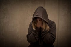 Hopeless drug addict going through addiction crisis, portrait of young person with substance dependence royalty free stock photos Hopeless drug addict going through addiction crisis, portrait of young person with substance dependence royalty free stock photos