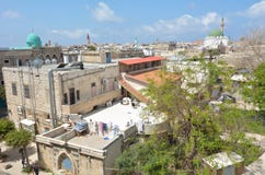 Horisont för port för tunnlandAkko gammal stad, Israel fotografering för bildbyråer Horisont för port för tunnlandAkko gammal stad, Israel fotografering för bildbyråer