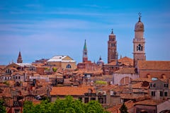 Horisont och tak av den Venedig sikten Royaltyfria Bilder Horisont och tak av den Venedig sikten Royaltyfria Bilder