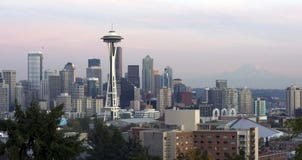 HorisontalSeattle royaltyfri bild HorisontalSeattle royaltyfri bild