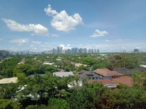 Horisontsikterna av den stads- staden bredvid den globala staden arkivfoto Horisontsikterna av den stads- staden bredvid den globala staden arkivfoto